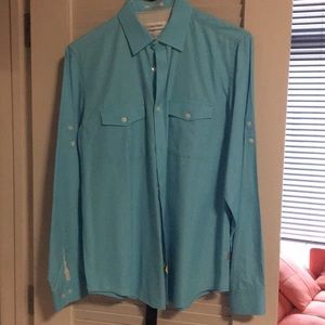 Calvin Klein blue shirt
